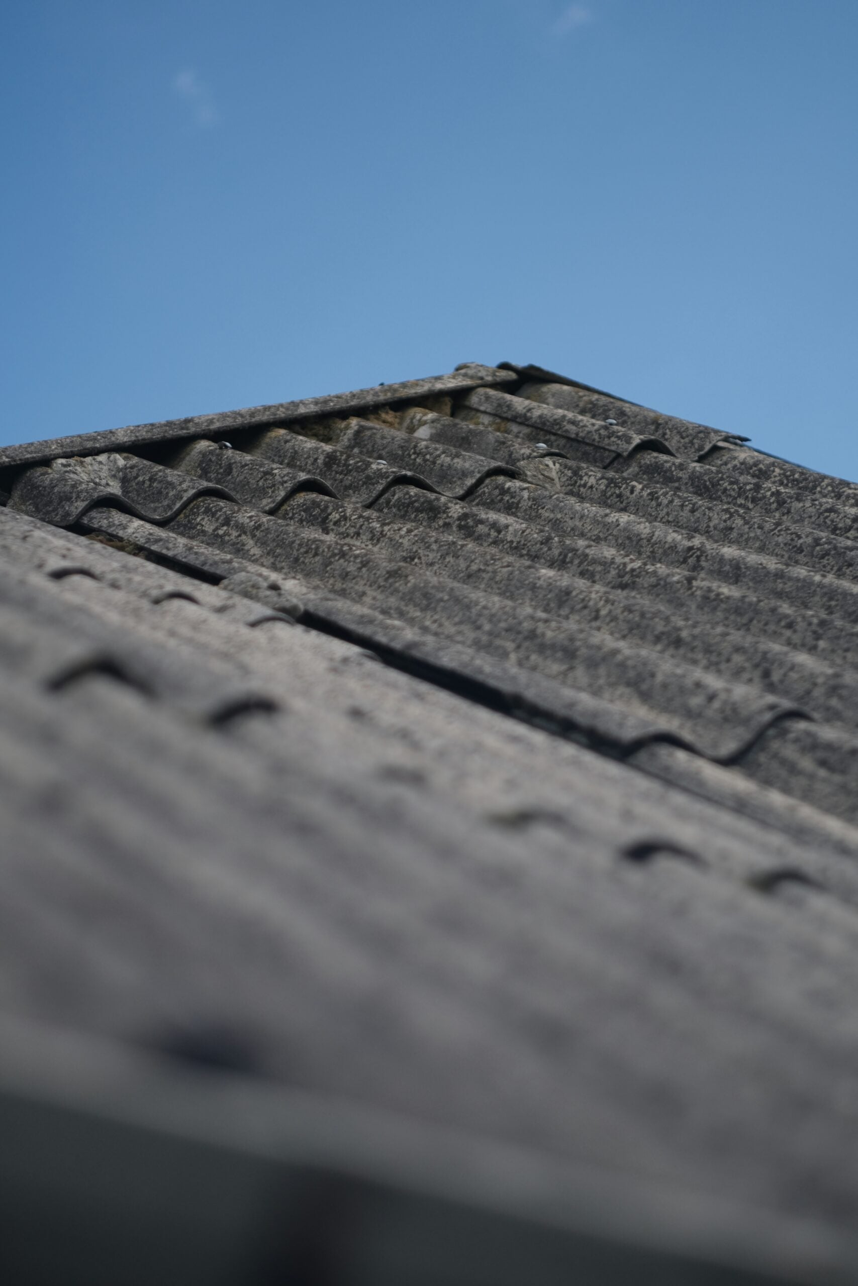 Close-up of weathered concrete roof tiles demonstrating long-term durability and extended lifespan in residential roofing. Close-up of weathered concrete roof tiles demonstrating long-term durability and extended lifespan in residential roofing.