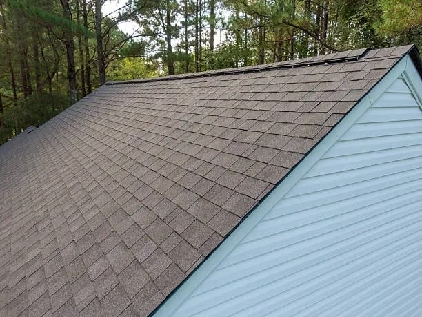 Durable asphalt shingle roof designed to withstand heavy rain, wind, and heat, showcasing a weatherproof roofing option suitable for Tampa Bay’s extreme weather conditions. Durable asphalt shingle roof designed to withstand heavy rain, wind, and heat, showcasing a weatherproof roofing option suitable for Tampa Bay’s extreme weather conditions.