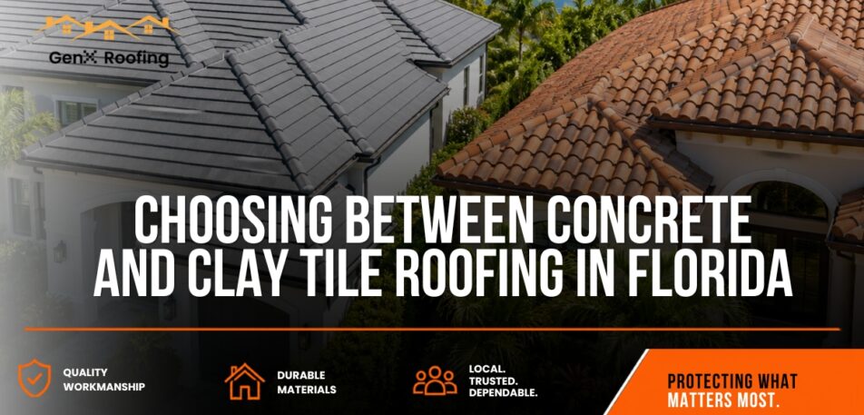 Choosing Between Concrete and Clay Tile Roofing in Florida